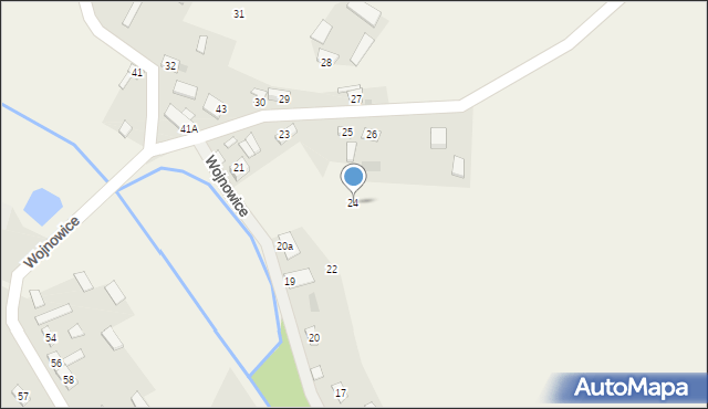 Wojnowice, Wojnowice, 24, mapa Wojnowice