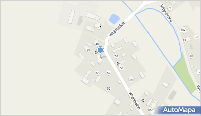 Wojnowice, Wojnowice, 53, mapa Wojnowice