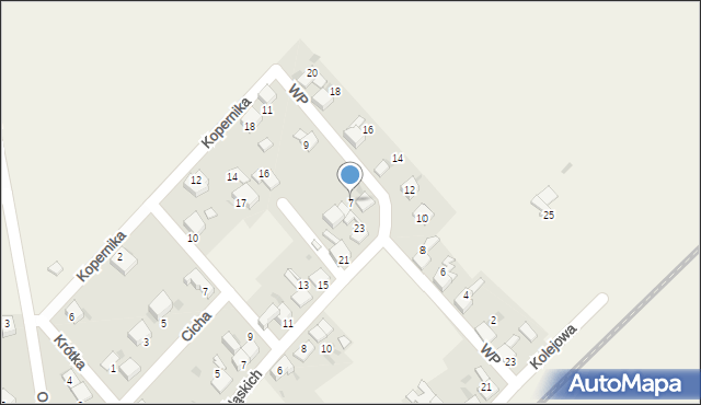 Wojnowice, Wojska Polskiego, 7, mapa Wojnowice