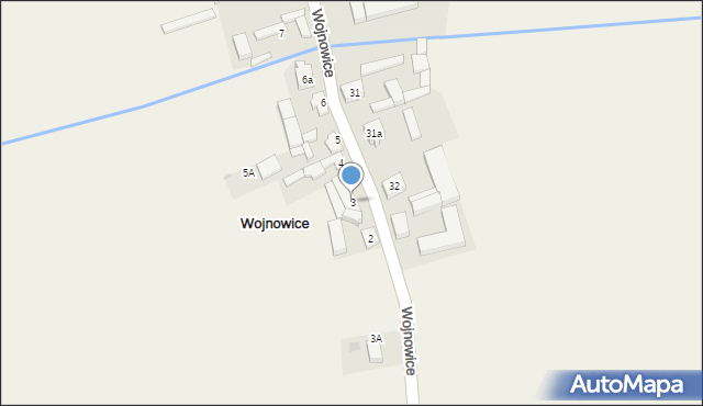 Wojnowice, Wojnowice, 3, mapa Wojnowice