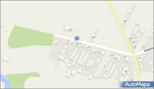 Wojnowice, Wojnowice, 15, mapa Wojnowice