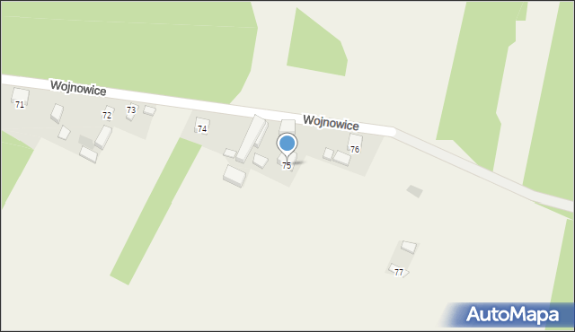 Wojnowice, Wojnowice, 75, mapa Wojnowice