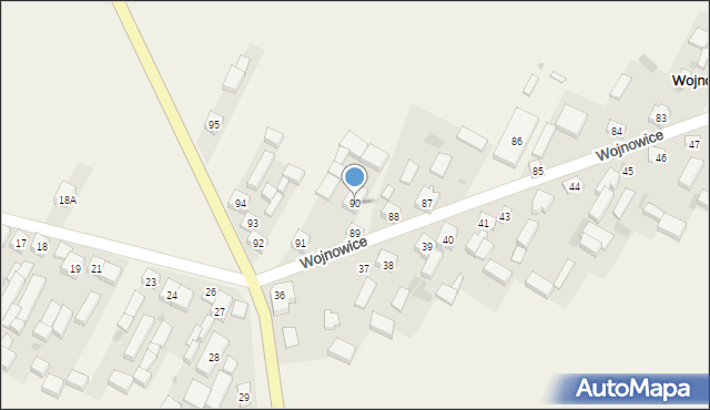 Wojnowice, Wojnowice, 90, mapa Wojnowice