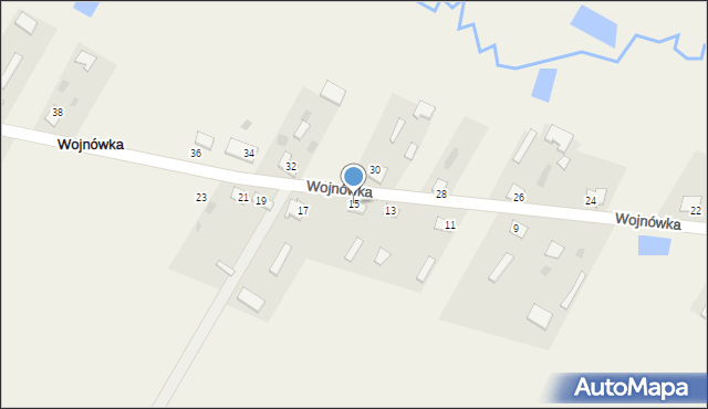 Wojnówka, Wojnówka, 15, mapa Wojnówka