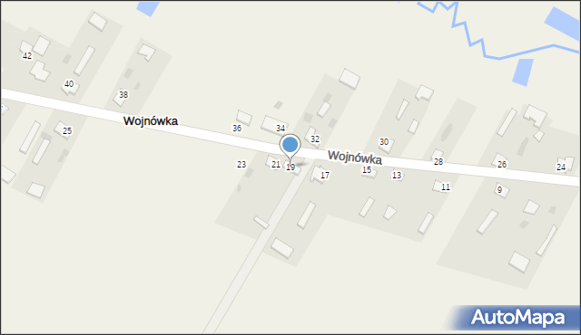 Wojnówka, Wojnówka, 19, mapa Wojnówka