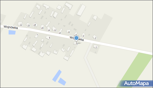 Wojnówka, Wojnówka, 3, mapa Wojnówka