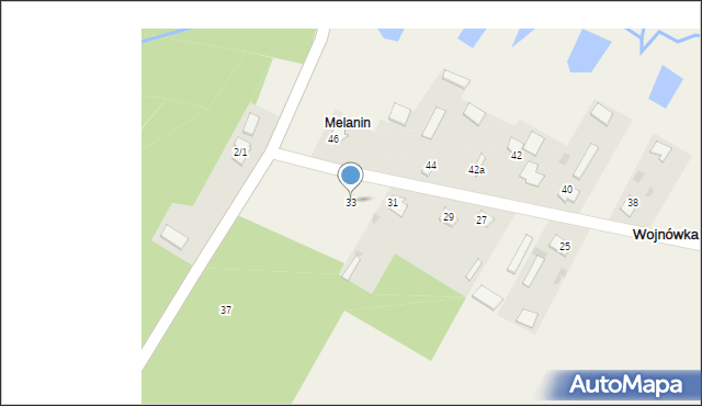 Wojnówka, Wojnówka, 33, mapa Wojnówka