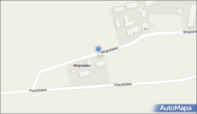Wojnówko, Wojnówko, 2, mapa Wojnówko