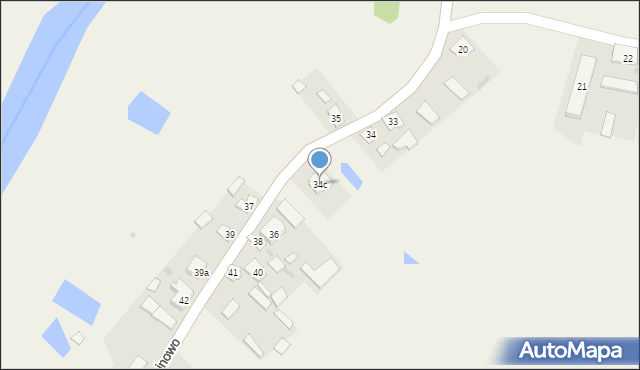 Wojnowo, Wojnowo, 34c, mapa Wojnowo