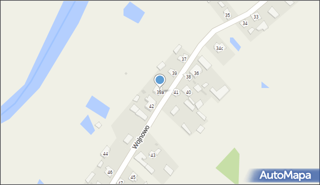 Wojnowo, Wojnowo, 39a, mapa Wojnowo