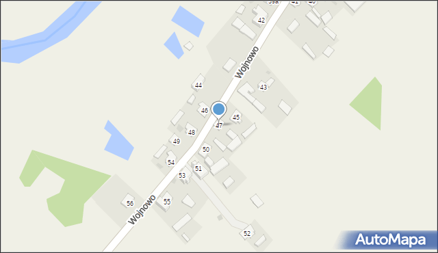Wojnowo, Wojnowo, 47, mapa Wojnowo