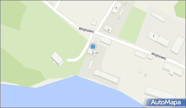 Wojnowo, Wojnowo, 2, mapa Wojnowo