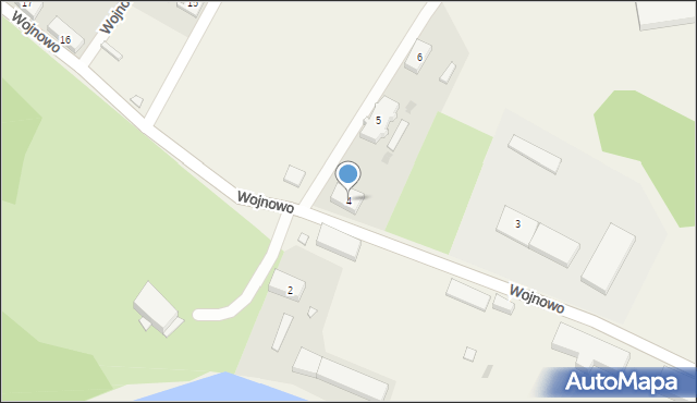 Wojnowo, Wojnowo, 4, mapa Wojnowo