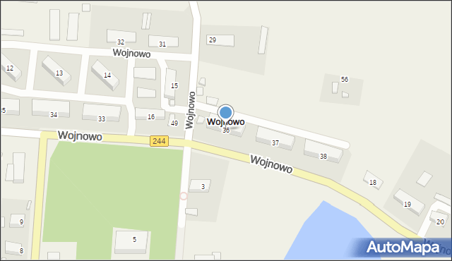 Wojnowo, Wojnowo, 36, mapa Wojnowo