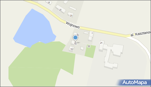 Wojnowo, Wojnowo, 52, mapa Wojnowo