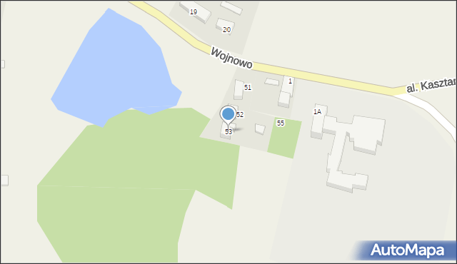 Wojnowo, Wojnowo, 53, mapa Wojnowo