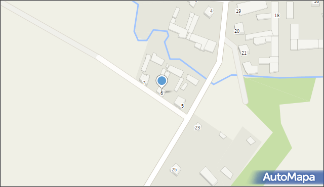 Wojny-Szuby Włościańskie, Wojny-Szuby Włościańskie, 6, mapa Wojny-Szuby Włościańskie