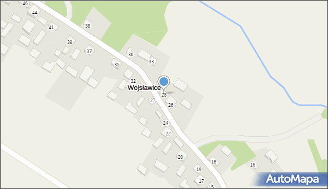 Wojsławice, Wojsławice, 28, mapa Wojsławice