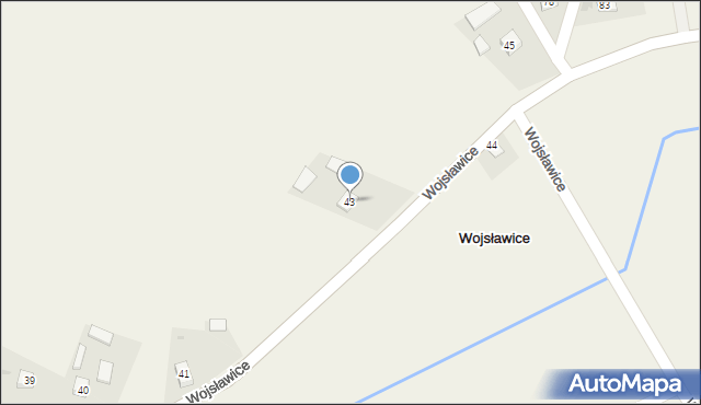 Wojsławice, Wojsławice, 43, mapa Wojsławice