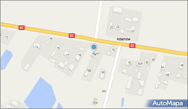 Wojszyce, Wojszyce, 79a, mapa Wojszyce