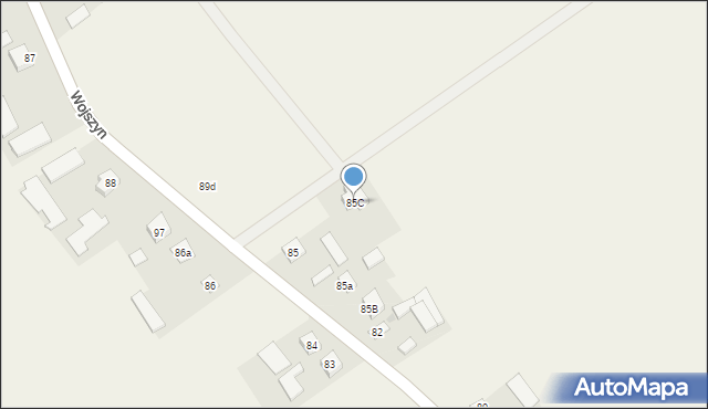 Wojszyn, Wojszyn, 85C, mapa Wojszyn