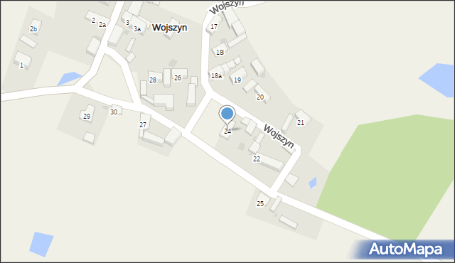 Wojszyn, Wojszyn, 24, mapa Wojszyn