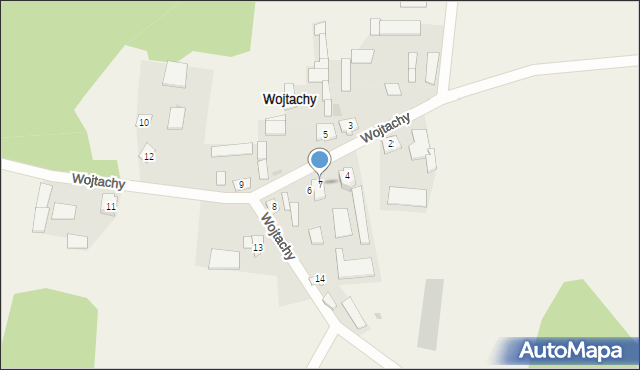 Wojtachy, Wojtachy, 7, mapa Wojtachy