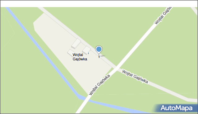 Wojtal Gajówka, Wojtal Gajówka, 8, mapa Wojtal Gajówka