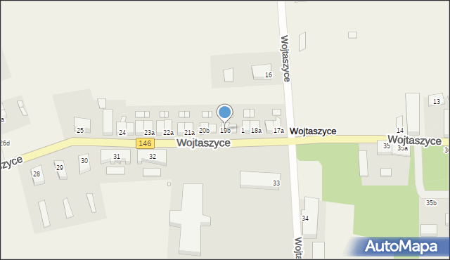 Wojtaszyce, Wojtaszyce, 19b, mapa Wojtaszyce