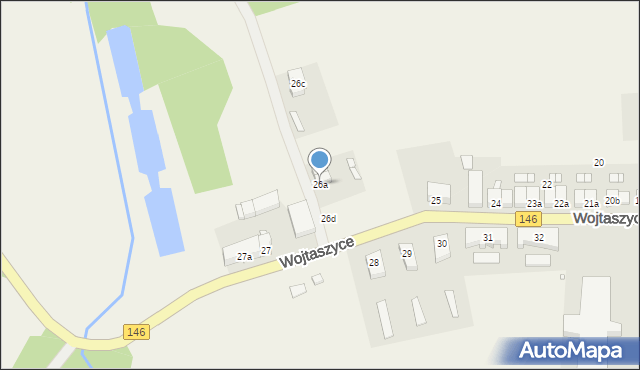 Wojtaszyce, Wojtaszyce, 26a, mapa Wojtaszyce