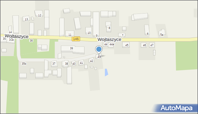 Wojtaszyce, Wojtaszyce, 43, mapa Wojtaszyce