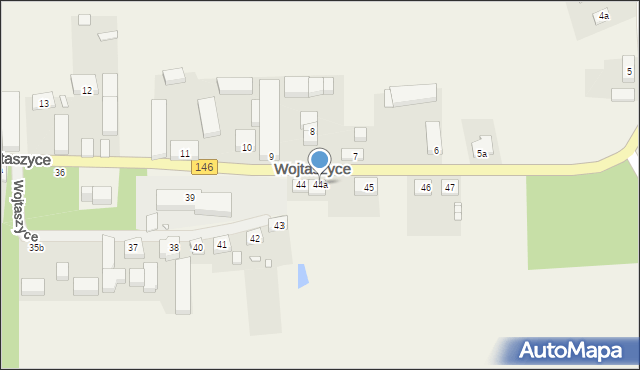 Wojtaszyce, Wojtaszyce, 44a, mapa Wojtaszyce