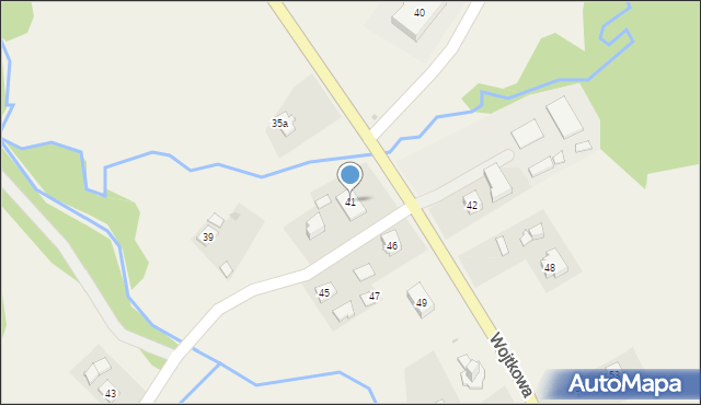 Wojtkowa, Wojtkowa, 41, mapa Wojtkowa