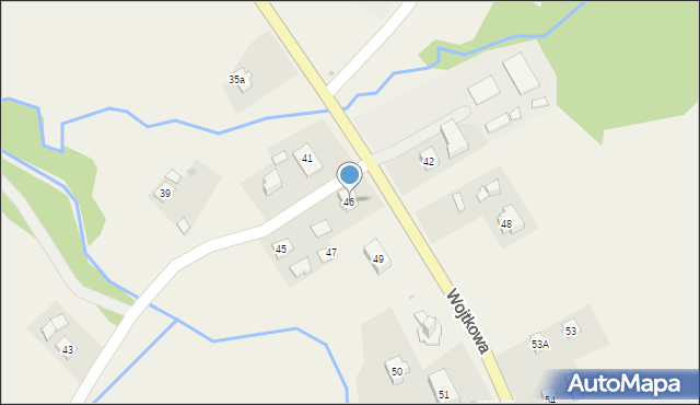 Wojtkowa, Wojtkowa, 46, mapa Wojtkowa