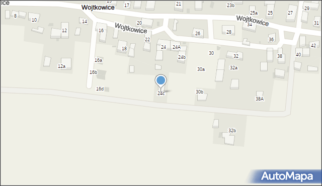 Wojtkowice, Wojtkowice, 24c, mapa Wojtkowice