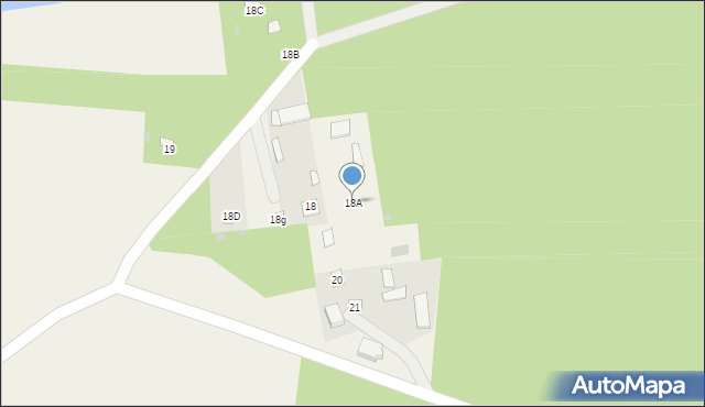 Wojtkowice-Dady, Wojtkowice-Dady, 18A, mapa Wojtkowice-Dady