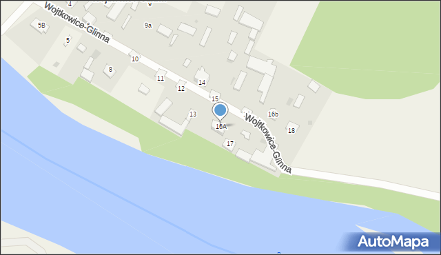 Wojtkowice-Glinna, Wojtkowice-Glinna, 16A, mapa Wojtkowice-Glinna