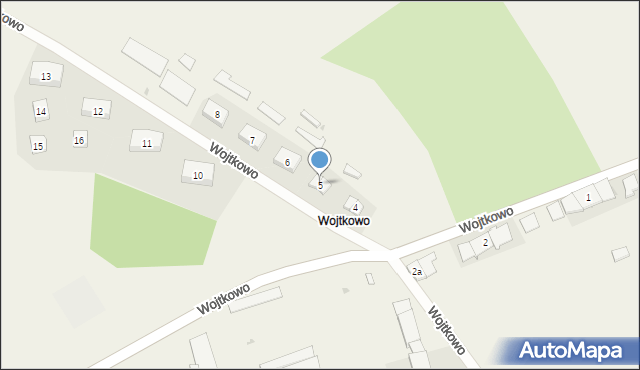 Wojtkowo, Wojtkowo, 5, mapa Wojtkowo