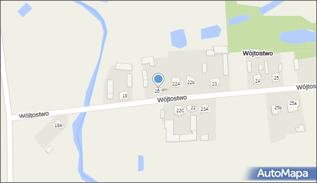 Wójtostwo, Wójtostwo, 21, mapa Wójtostwo
