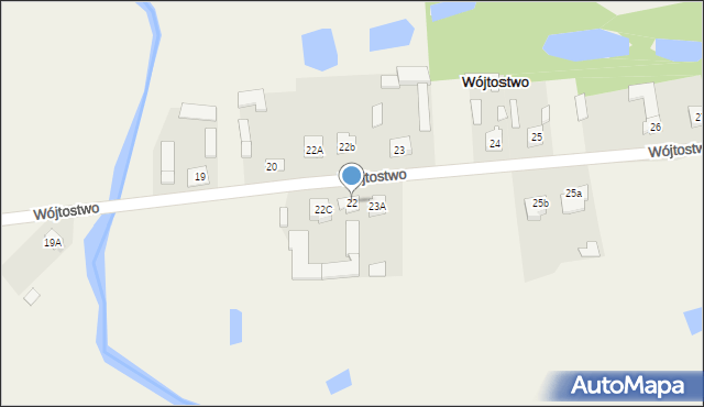 Wójtostwo, Wójtostwo, 22, mapa Wójtostwo