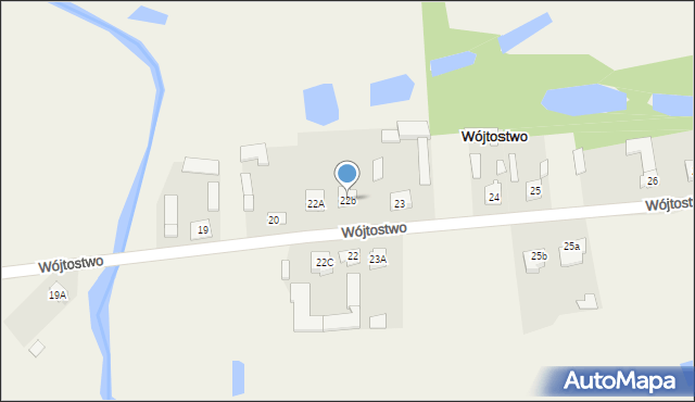 Wójtostwo, Wójtostwo, 22b, mapa Wójtostwo