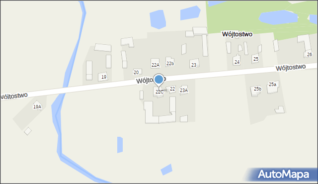 Wójtostwo, Wójtostwo, 22C, mapa Wójtostwo