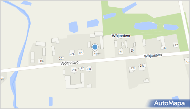 Wójtostwo, Wójtostwo, 23, mapa Wójtostwo