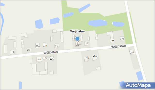 Wójtostwo, Wójtostwo, 24, mapa Wójtostwo