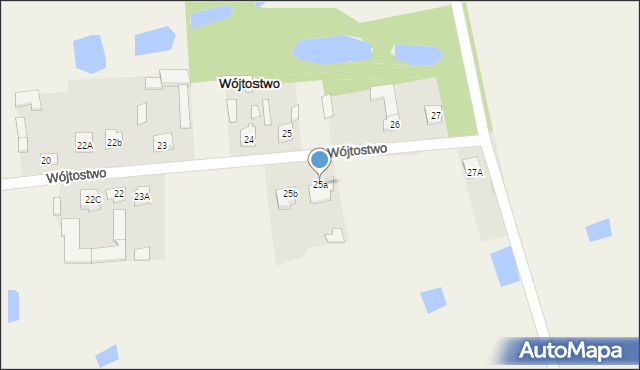 Wójtostwo, Wójtostwo, 25a, mapa Wójtostwo