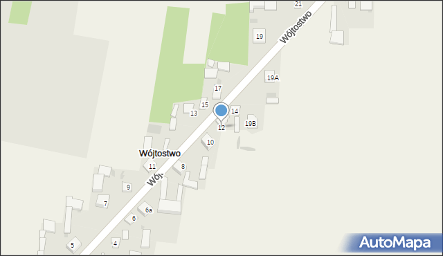 Wójtostwo, Wójtostwo, 12, mapa Wójtostwo