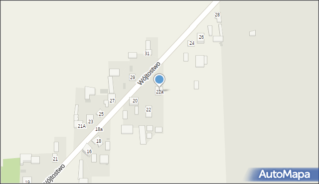 Wójtostwo, Wójtostwo, 22a, mapa Wójtostwo