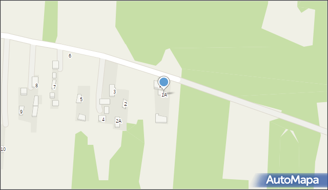 Wójtowizna, Wójtowizna, 1A, mapa Wójtowizna