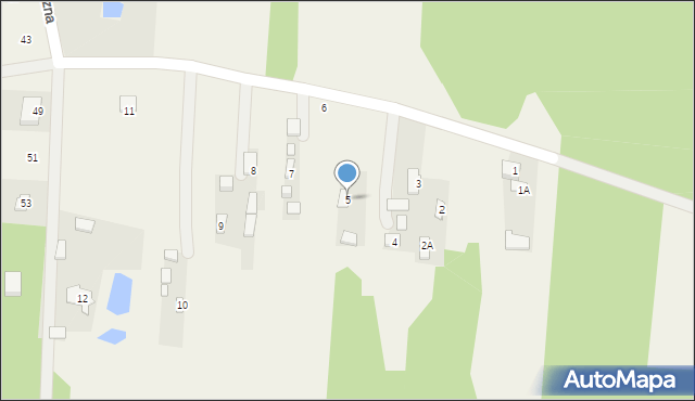 Wójtowizna, Wójtowizna, 5, mapa Wójtowizna