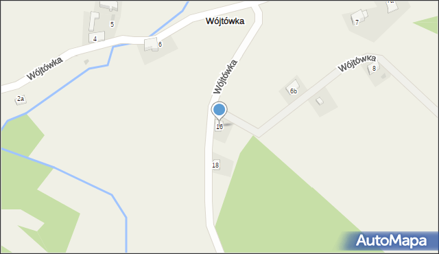 Wójtówka, Wójtówka, 16, mapa Wójtówka
